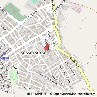 Mappa Via Capo Corso, 47, 07037 Sorso, Sassari (Sardegna)