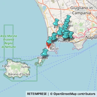 Mappa 80070 Monte di Procida NA, Italia (6.2505)