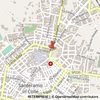 Mappa Via Japigia,  2, 70029 Santeramo in Colle, Bari (Puglia)