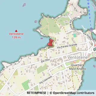 Mappa Via Vittorio Emanuele, 59, 04020 Ventotene, Latina (Lazio)