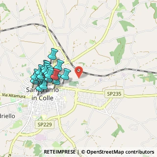 Mappa Via Erasmo Vito Stasolla, 70029 Santeramo In Colle BA, Italia (1.025)