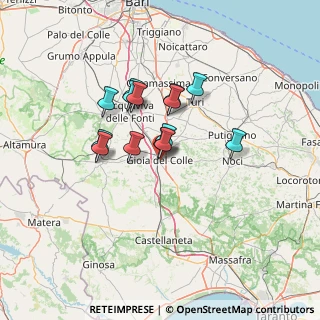 Mappa Via Fratelli Cervi, 70023 Gioia del Colle BA, Italia (10.43429)