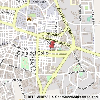 Mappa Via Giacomo Argento, 49B, 70023 Gioia del Colle, Bari (Puglia)