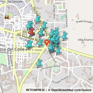 Mappa Via Dottor Giovanni Colapietro, 70023 Gioia del Colle BA, Italia (0.16207)