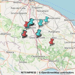 Mappa Via Dottor Giovanni Colapietro, 70023 Gioia del Colle BA, Italia (11.7595)