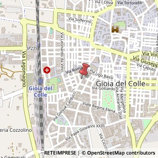 Mappa Via Giosuè Carducci, 35, 70023 Gioia del Colle, Bari (Puglia)