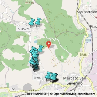 Mappa Via Generale Armando Diaz, 84085 Mercato San Severino SA, Italia (1.28333)