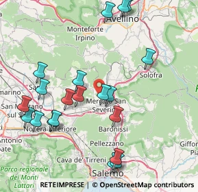 Mappa Via Generale Armando Diaz, 84085 Mercato San Severino SA, Italia (9.698)