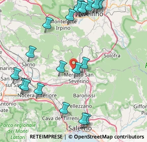 Mappa Via Generale Armando Diaz, 84085 Mercato San Severino SA, Italia (10.915)