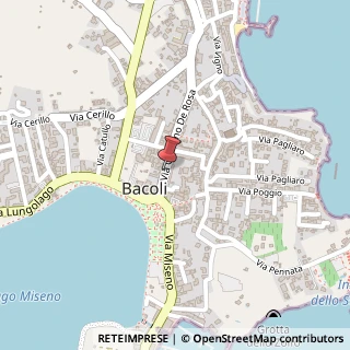 Mappa Via Gaetano De Rosa,  113, 80070 Bacoli, Napoli (Campania)