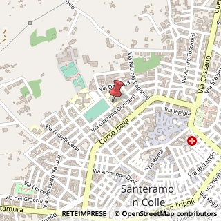 Mappa Via Gaetano Donizetti, 35, 70029 Santeramo in Colle, Bari (Puglia)