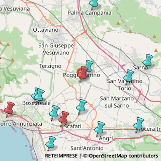 Mappa Via C. A. dalla Chiesa, 80040 Poggiomarino NA, Italia (5.96143)