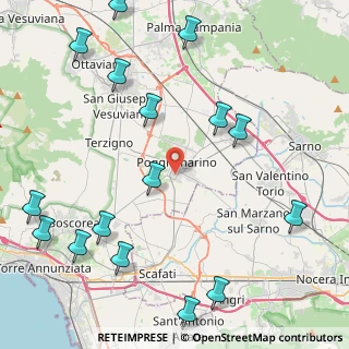 Mappa Via C. A. dalla Chiesa, 80040 Poggiomarino NA, Italia (6.12)