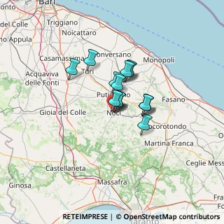 Mappa Via Francesco Baracca, 70015 Noci BA, Italia (8.09)