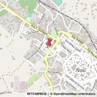Mappa Via Francesco Baracca, 3, 70015 Noci, Bari (Puglia)