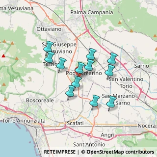 Mappa Via Pagani Flocco, 80040 Poggiomarino NA, Italia (2.95583)