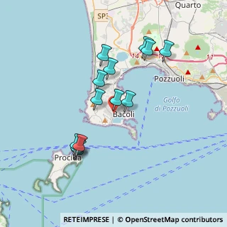 Mappa Via Alessandro Dumas, 80070 Bacoli NA, Italia (3.58462)