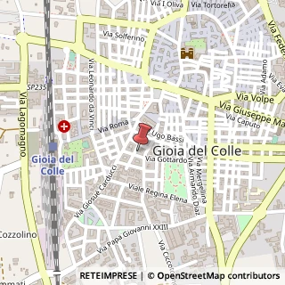 Mappa Via Don Giovanni Minzoni, 21, 70023 Gioia del Colle, Bari (Puglia)