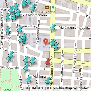Mappa Via Ricciotto Canudo, 70023 Gioia del Colle BA, Italia (0.08571)