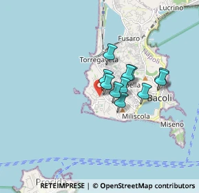 Mappa Via Antonio Scialoia II Tarversa, 80070 Monte di Procida NA, Italia (1.20636)