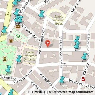 Mappa Via Giuseppe Romita, 70029 Santeramo In Colle BA, Italia (0.136)