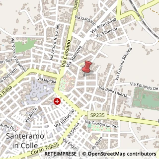 Mappa Via Giuseppe Romita, 11, 70029 Santeramo in Colle, Bari (Puglia)