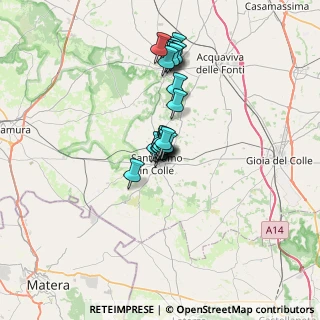 Mappa Via Giuseppe Romita, 70029 Santeramo In Colle BA, Italia (5.197)