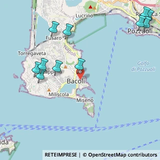 Mappa Via Poggio, 80070 Bacoli NA, Italia (3.04909)