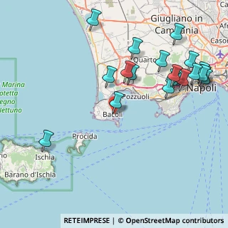 Mappa Via Poggio, 80070 Bacoli NA, Italia (10.5425)