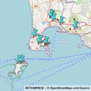 Mappa Via Poggio, 80070 Bacoli NA, Italia (4.29364)