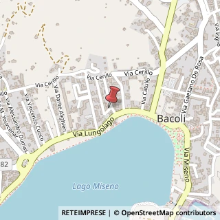 Mappa Via Gabriele D'Annunzio, 18, 80070 Bacoli, Napoli (Campania)