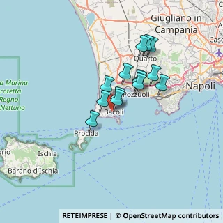 Mappa Via Gabriele D'Annunzio, 80070 Bacoli NA, Italia (5.53429)