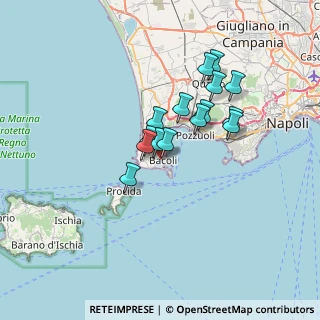 Mappa Via Gabriele D'Annunzio, 80070 Bacoli NA, Italia (5.63667)