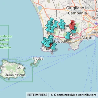 Mappa Via Gabriele D'Annunzio, 80070 Bacoli NA, Italia (5.651)