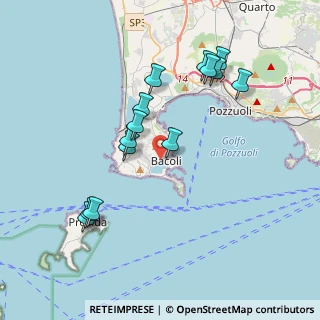 Mappa Via Gabriele D'Annunzio, 80070 Bacoli NA, Italia (4.07786)