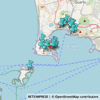 Mappa Via Gabriele D'Annunzio, 80070 Bacoli NA, Italia (3.2605)