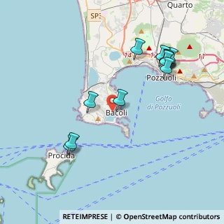 Mappa Via Gabriele D'Annunzio, 80070 Bacoli NA, Italia (4.5725)