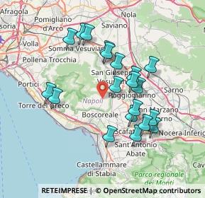 Mappa SP Zabatta, 80040 Terzigno NA, Italia (7.2295)