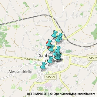 Mappa Via Luigi Einaudi, 70029 Santeramo In Colle BA, Italia (0.59333)