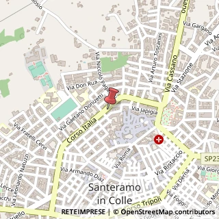 Mappa Corso Italia, 57, 70029 Santeramo in Colle, Bari (Puglia)