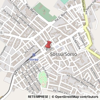 Mappa Viale San Cottoni, 21, 07037 Sorso, Sassari (Sardegna)
