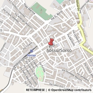 Mappa Via Romangia, 5, 07037 Sorso, Sassari (Sardegna)