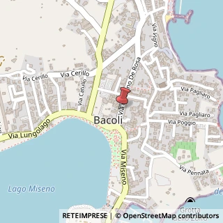 Mappa Via Gaetano de Rosa, 122, 80070 Bacoli, Napoli (Campania)