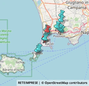 Mappa Via Colletta, 80070 Monte di Procida NA, Italia (4.84917)