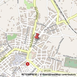 Mappa Via Stazione, 34, 70029 Santeramo in Colle, Bari (Puglia)