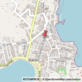 Mappa Via Gaetano De Rosa,  11, 80070 Bacoli, Napoli (Campania)