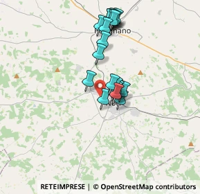 Mappa Via Zona B, 70015 Noci BA, Italia (3.313)