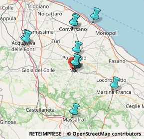 Mappa Via Zona B, 70015 Noci BA, Italia (13.70583)