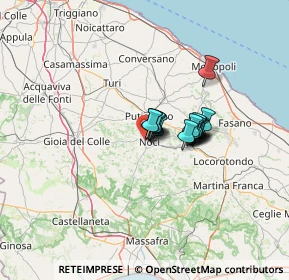 Mappa Via Zona B, 70015 Noci BA, Italia (7.79941)