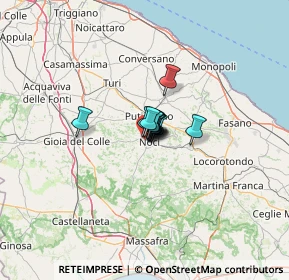 Mappa Via Zona B, 70015 Noci BA, Italia (3.83167)